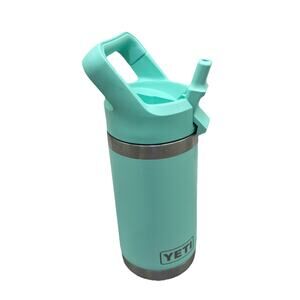 Yeti 12oz Water Bottle Mint Green Missing Straw. Used. {3}